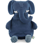 Trixie knuffellolifant Mrs. Elephant junior 38 cm katoen - Blauw