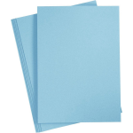 Creotime karton 21 x 29,7 cm 10 stuks pastel - Blauw