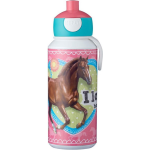 Mepal Rosti pop updrinkfles My Horse meisjes 400ml roze/wit