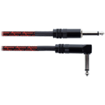 Cordial EI5PR-TWEED-RD Elements jack kabel 6.3 TS haaks - recht 5m tweed rood