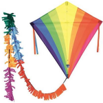 Wolkenstürmer vlieger Eddy Rainbow junior 75 cm polyester 3 delig