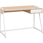 Beliani Quito Bureau Mdf 60 X 120 Cm - Bruin