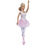 Simba pop Steffi Love Ballerina meisjes 29 cm/wit - Roze