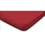 Elegance Topper Hoeslaken Jersey Katoen - 160x210/220cm - Rood