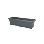 Plastiken Rechthoekige Plantenbak - 100 X 44 Cm - Antraciet - Gris