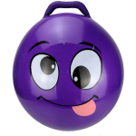 Skippybal Smiley Voor Kinderen 55 Cm - Zomer Buiten Speelgoed - Paars