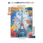 Puzzle N 1500 P - Veelkleurige Eiffeltoren