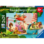 Ravensburger Puzzels 2x24 P - Rocky, Bill, Mazu En Tiny / Gigantosaurus