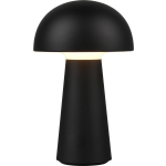 BES LED Led Tafellamp - Trion Lenio - 2w - Warm Wit 3000k - Usb Oplaadbaar - Rond - Mat - Kunststof - Zwart