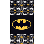 DC Comics Batman strandlaken 70 x 140 cm katoen - Grijs