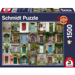 Schmidt Spiele 999 Games legpuzzel Deuren 37,3 x 27,2 cm karton 1000 stuks