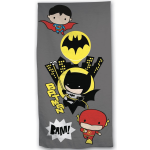 DC Comics strandlaken Batman junior 70 x 140 cm katoen - Grijs