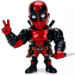 Jada speelfiguur Marvel Deadpool 10 cm die cast rood/zwart