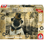 Schmidt Spiele 999 Games puzzel Stem Punk Hond karton 37 cm 1000 stukjes