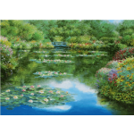 999Games puzzel Waterlely Vijver 37 cm karton 1000 stukjes