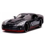 Top1Toys Jada auto Marvel Venom 2008 Dodge Viper 1:24 die cast - Zwart