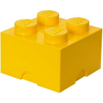 Lego Set Van 4 - Opbergbox Brick 4, - - Geel