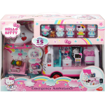 Simba Dickie Toys speelset Hello Kitty meisjes 22 x 15 cm wit/roze 21 delig