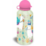 Kids Licensing drinkbeker Alpaca 500 ml aluminium groen/roze