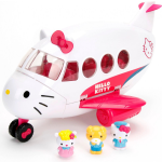 Simba Dickie Toys vliegtuig Hello Kitty meisjes 36,5 cm wit/roze 21 delig