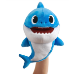 Baby Shark Pinkfong knuffel Daddy junior 27 cm polyester - Blauw