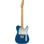 Fender J Mascis Telecaster MN Bottle Rocket Blue Flake elektrische gitaar met deluxe gigbag