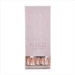 NAILD Caramel Machiato Pop-on Nails Nagels - Silver