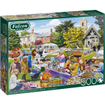 Jumbo Nederland Bv Falcon Legpuzzel Village Church Car Boot Sale 500 Stukjes