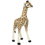 Melissa & Doug knuffel Baby Giraffe 85 cm pluche beige/bruin