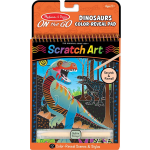 Melissa & Doug kleurboek Scratch Art Dinosaur karton - Oranje
