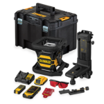 DeWalt DCE080D1RS | Roterende laser | | 18 V | 2.0 Ah | Li-ion met Bluetooth - Rojo