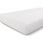 Walra Jersey Stretch Hoeslaken - 100% Gebreide Jersey Katoen - Lits-jumeaux (180x220 Cm) - - Wit