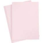 Creotime karton 21 x 29,7 cm 10 stuks pastel licht - Roze