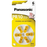 Panasonic Hoorbatterij PR312 6-pack