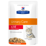 Hill's C/D Urinary Stress Urinary Care Maaltijdzakje - Kattenvoer - Kip 12x85 g