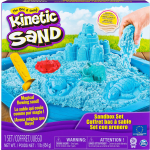 Spinmaster Kinetic Sand speelzandbak junior 28 x 28 x 6 cm 6 delig - Blauw