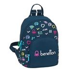 Safta Mini mochila Benetton Dot com bolsillo frontal