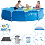 Intex Metal Frame Rond 305x76 Cm - 7-delig - Zwembad Set - Blauw