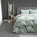 Sleeptime Double Nature - 1-persoons (140 x 220 cm + 1 kussensloop) Dekbedovertrek - Turquoise