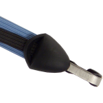 Bibia veiligheidsbinder 50 cm RVS licht/zwart - Blauw