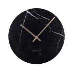 Zuiver Marble Time Wandklok Ø 25 cm - Zwart