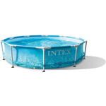 Intex opzetzwembad met pomp A 28208GN Beachside 305 x 76 cm - Blauw