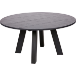 Woood Rhonda Eettafel Ø 150 cm - Zwart