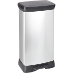 Curver Decobin Pedaalemmer - 50 L - Silver