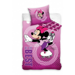 Minnie Mouse dekbedovertrek Minnie Champion 140 x 200 cm - Roze
