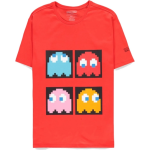 Difuzed Pac-Man Men's Red T-shirt