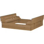 Roba zandbak met bank junior 127 x 123,5 x 21,5 cm hout - Bruin