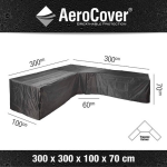 AeroCover Loungesethoes 300 x 300 cm - Grijs