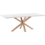 Kave Home Argo Eettafel 180 x 100 cm - Wit