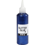 Creotime glitterlijm 118 ml - Blauw